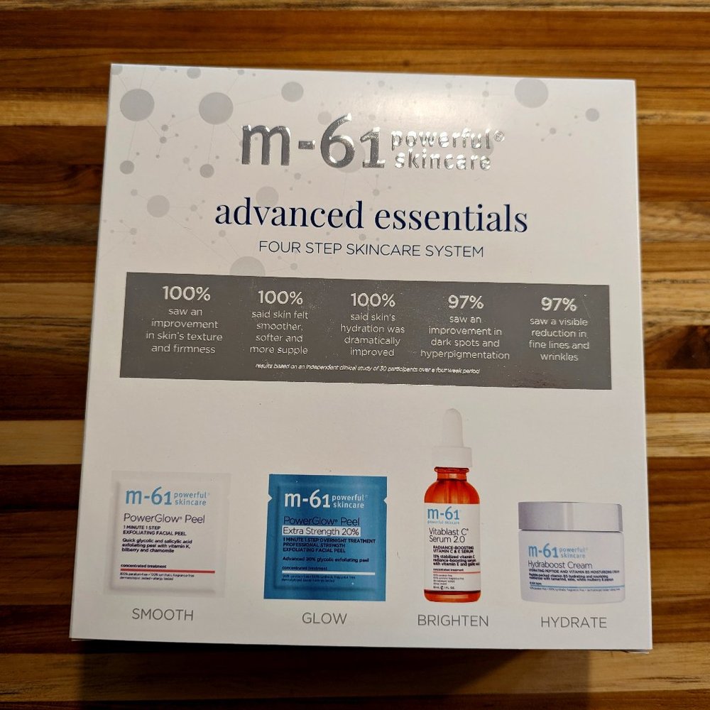 NIB M-61 Advanced Essentials Four Step Skincare System